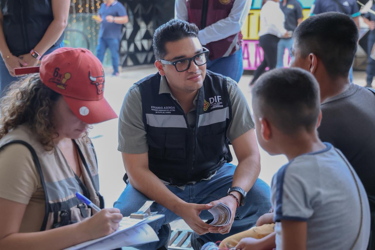DIF Playa del Carmen refuerza operativo para proteger a niños en la Quinta Avenida