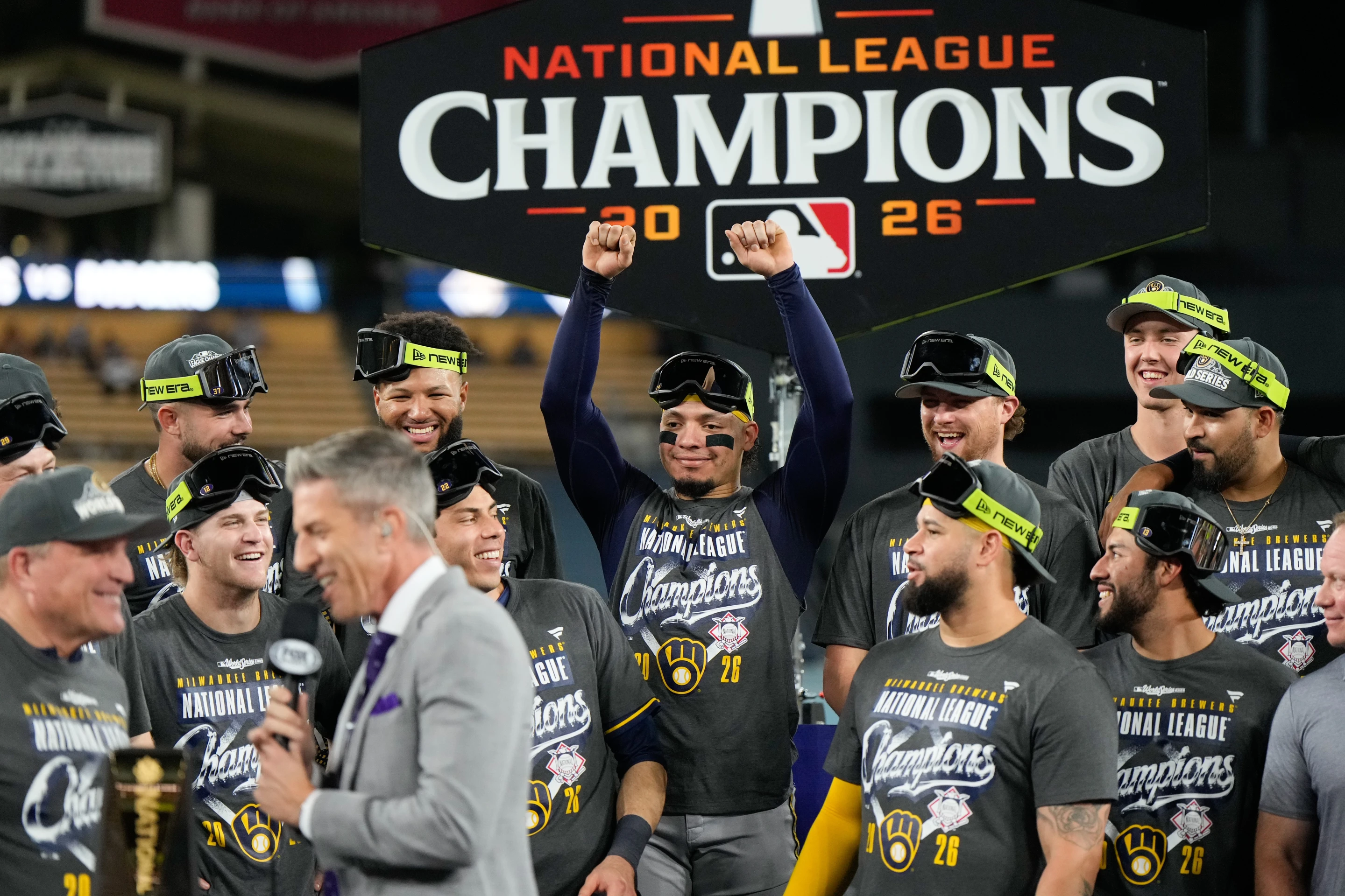 Los Cerveceros barren a los Dodgers y avanzan a la Serie Mundial por primera vez desde 1982
