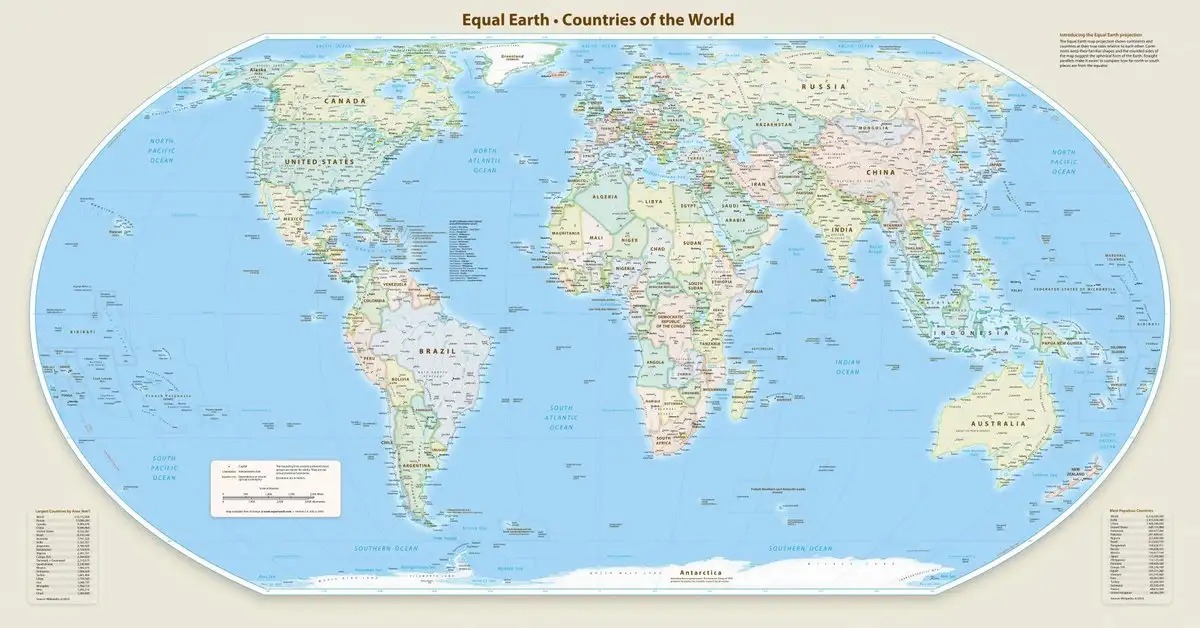 Asamblea General de la ONU respalda nuevo mapa mundial que muestra mejor el tamaño de África