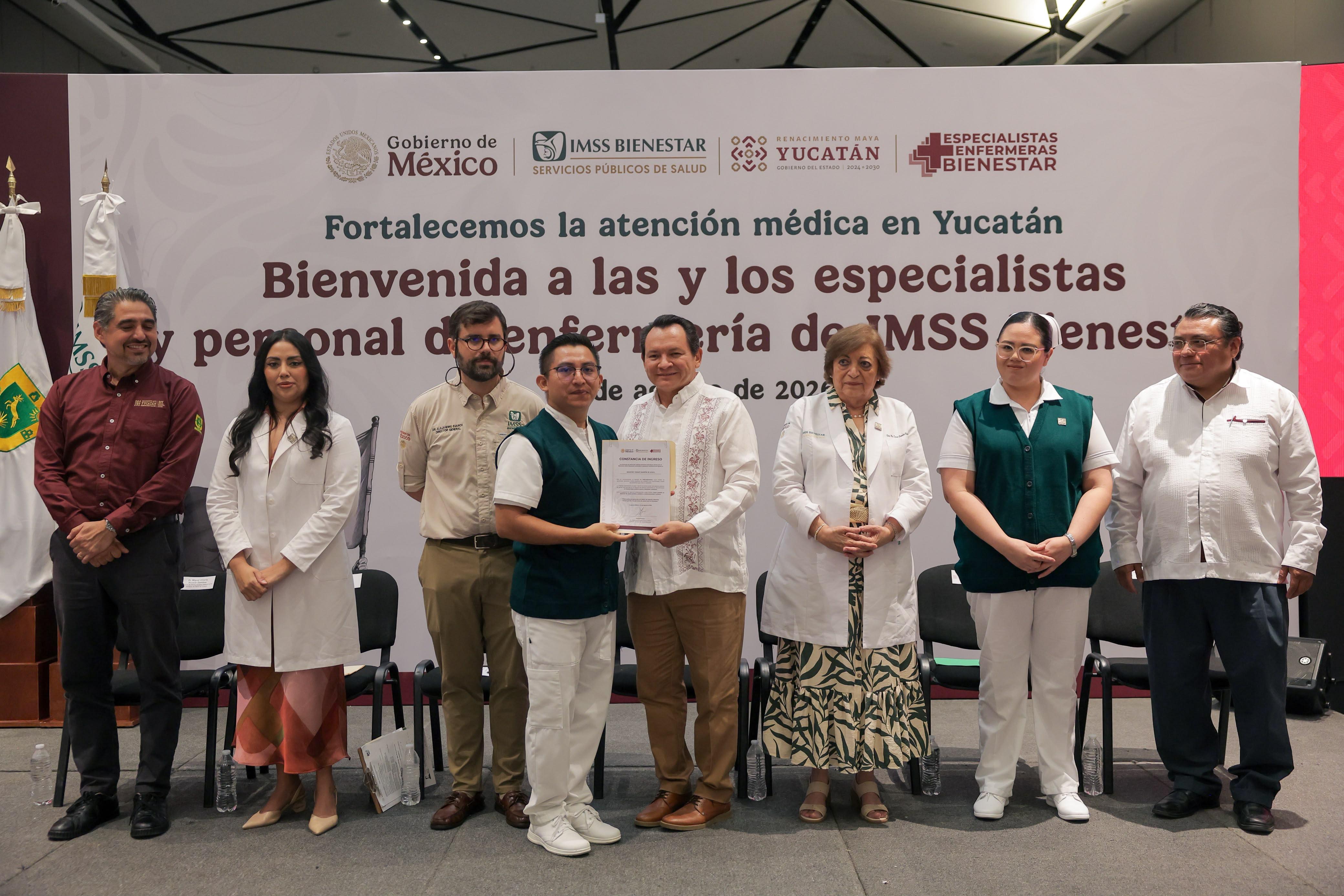 Se incorporan 336 profesionales de la salud en el nuevo Hospital O’Horán en Yucatán