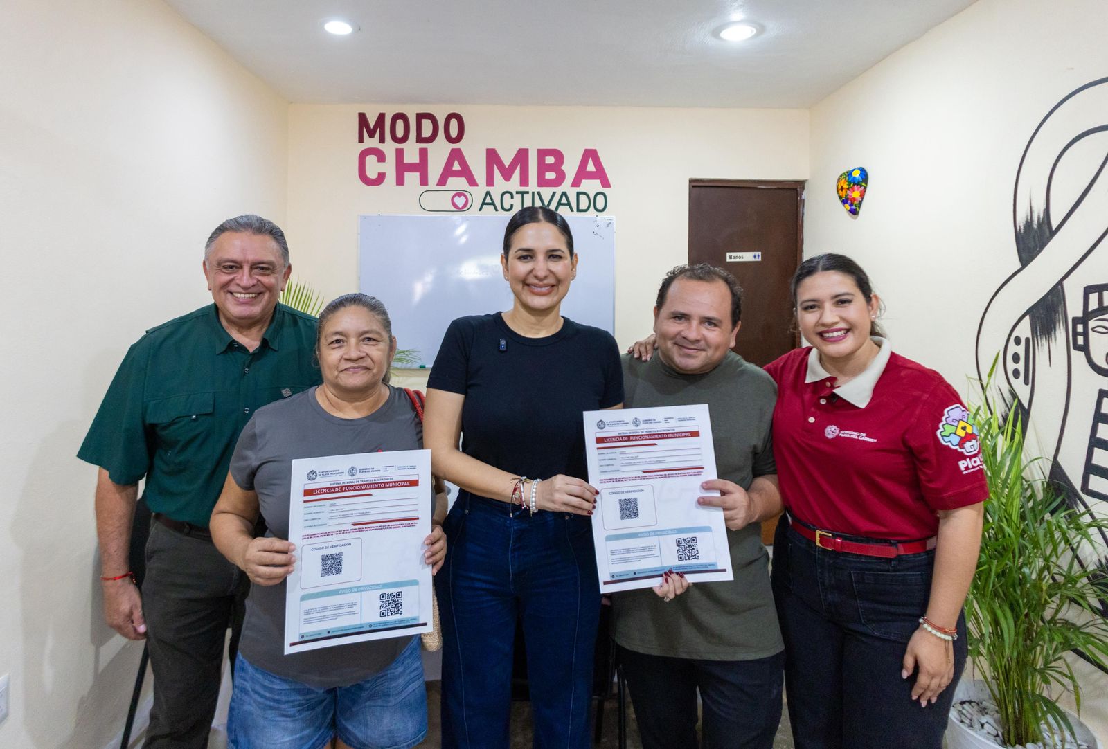 Estefanía Mercado inaugura oficina de enlace en Puerto Aventuras