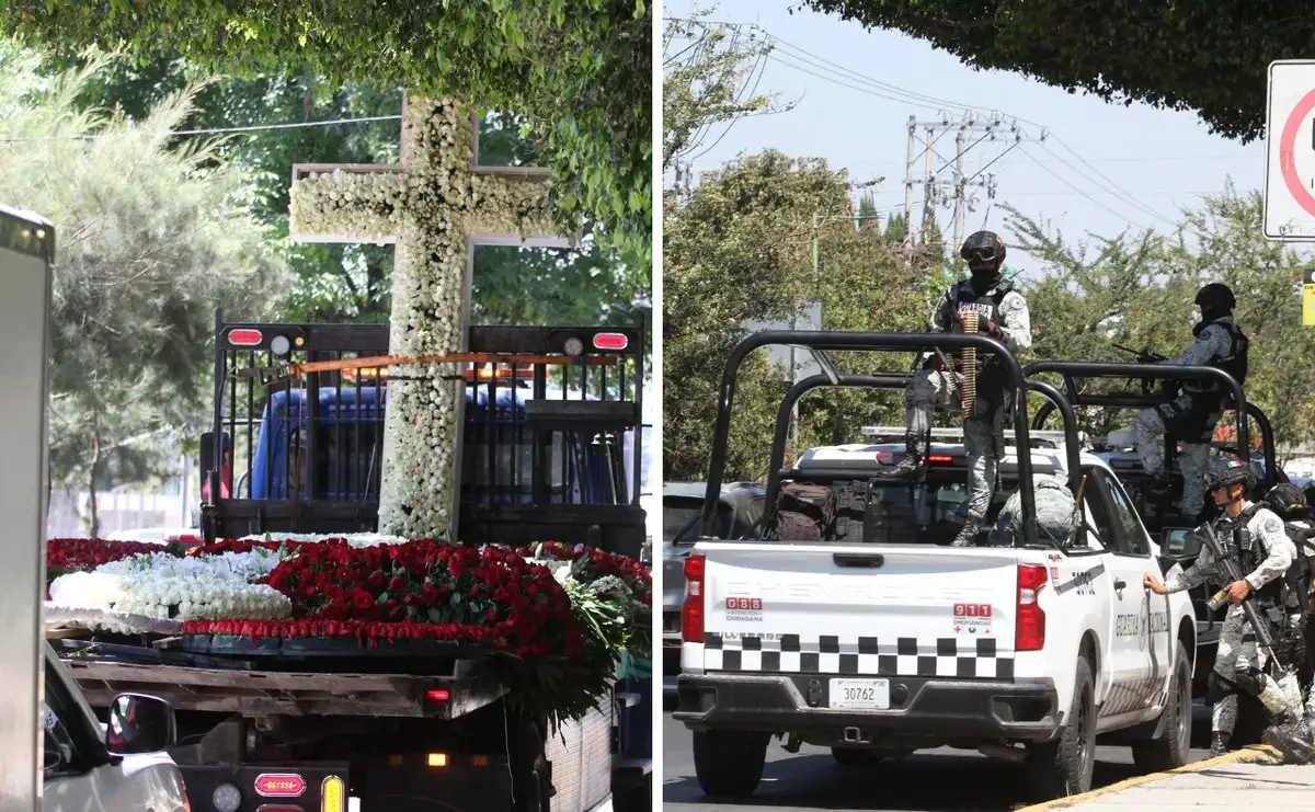 Realizan operativo durante sepelio de 'El Mencho' en Zapopan, Jalisco