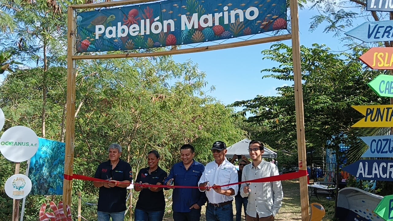Inauguran pabellón marino en el parque Cancún