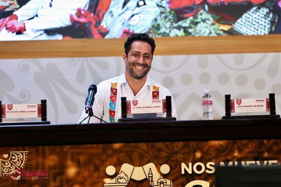 Carmen avanza hacia la transformación: Pablo Gutiérrez al entregar su Primer Informe de Labores