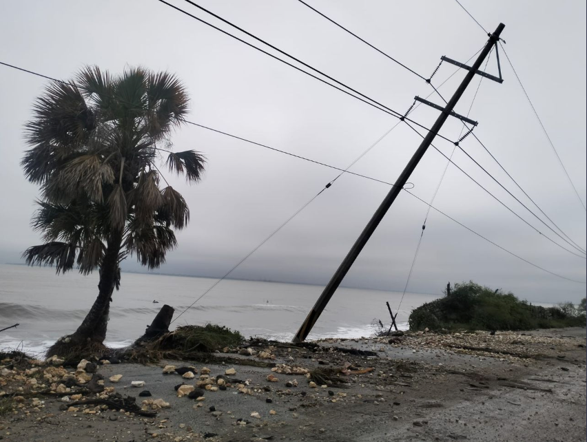 Los efectos de pleamar provocaron agua en colonias y zonas bajas de Carmen