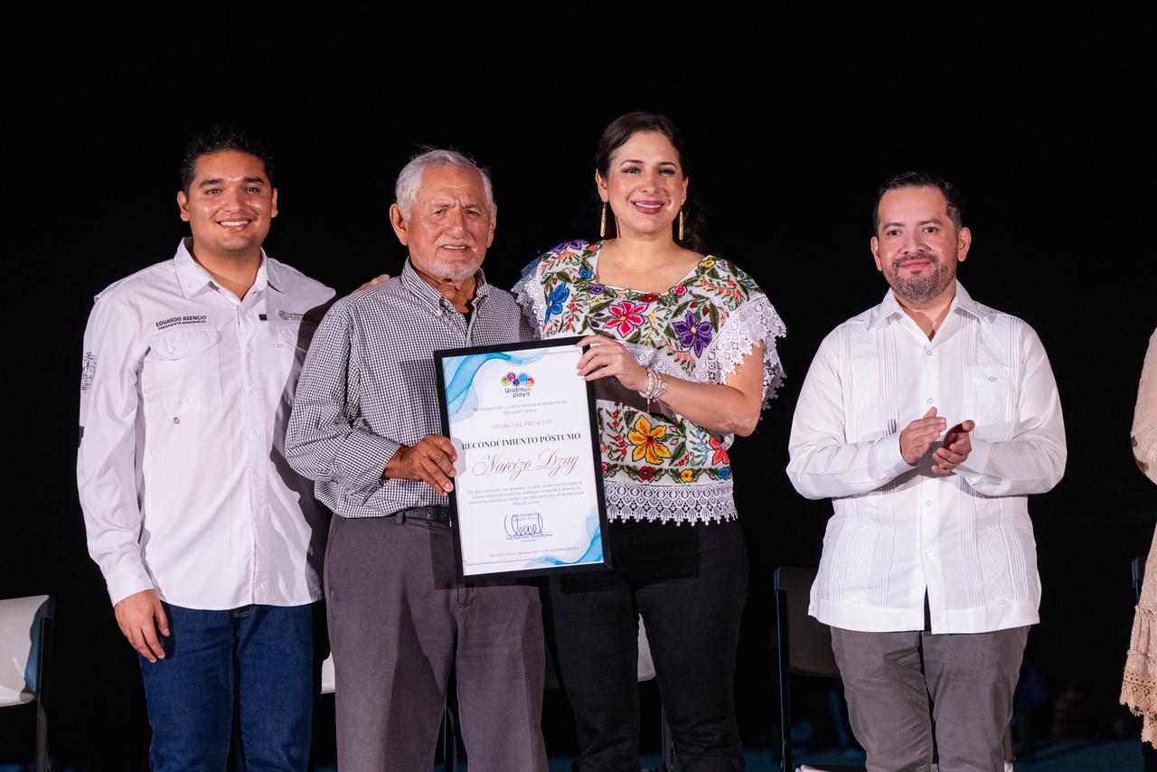 Reconocen raíces mayas de Playa del Carmen en la celebración de sus 123 años