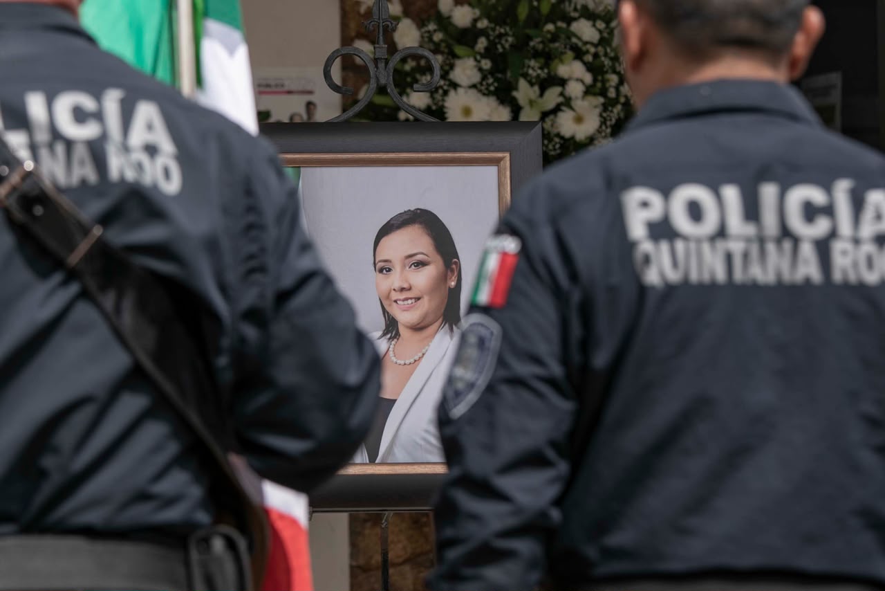 Rinden homenaje póstumo a expresidenta municipal de Felipe Carrillo Puerto, Paoly Perera 