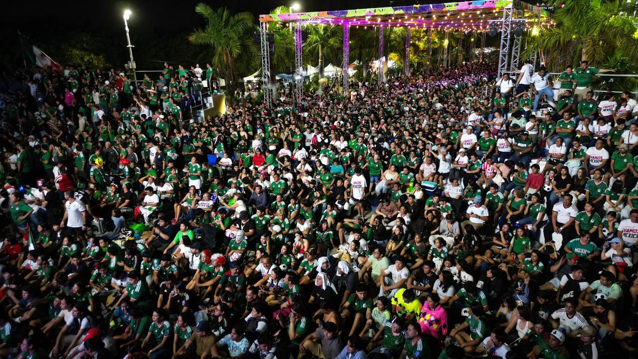 Familias de QRoo se unen al festejo de la Selección Mexicana de Futbol