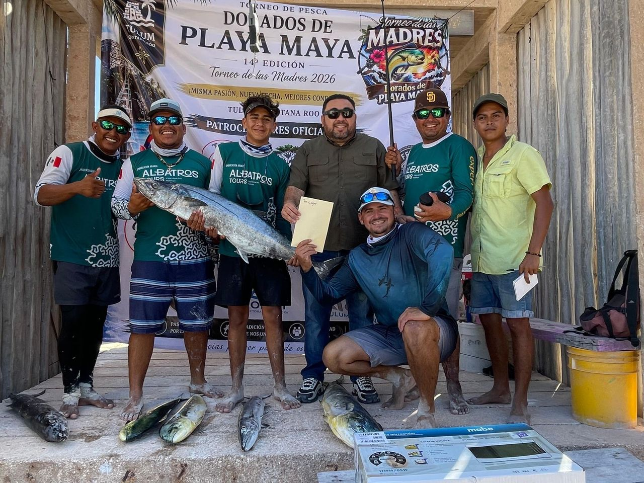 Albatros, la embarcación ganadora del Torneo de Pesca Dorados de Playa Maya en Tulum