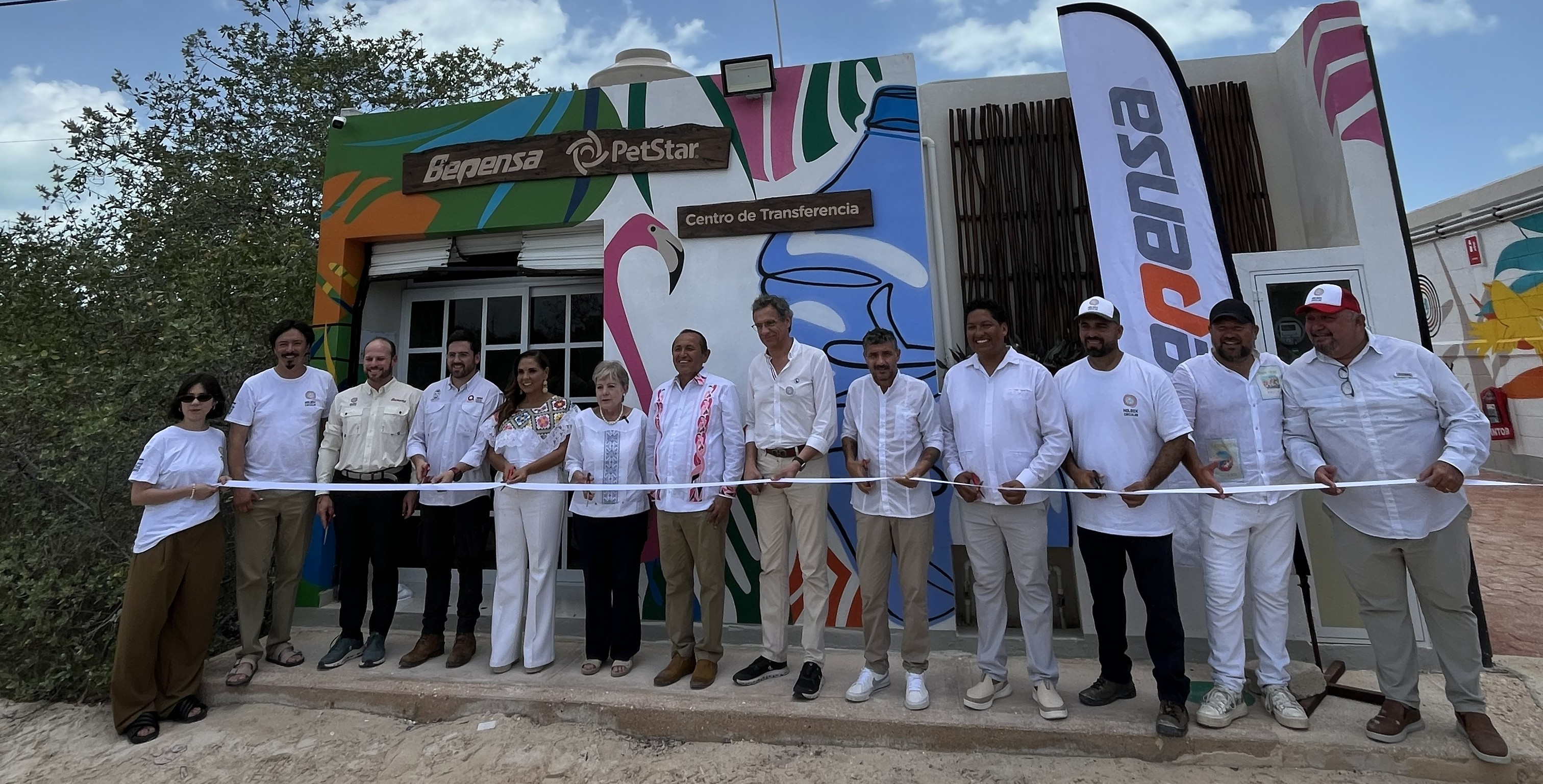 Holbox Circular fortalece la economía circular: Inauguran Centro de Transferencia PetStar de Bepensa