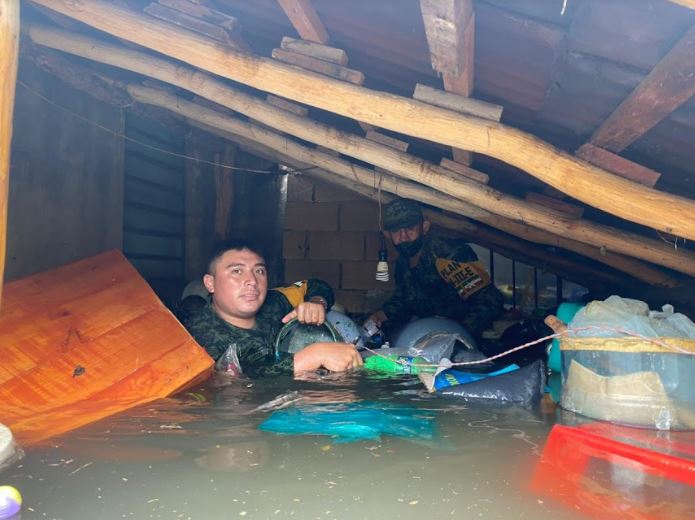 Ejército aplica plan DN-III-E en la Península por las fuertes lluvias