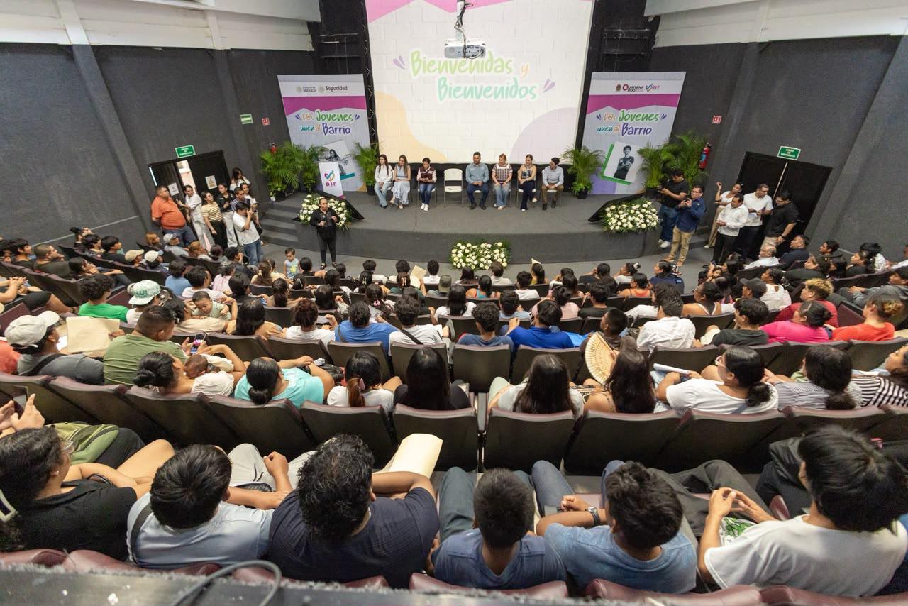 Replican en Playa del Carmen el programa federal ''Los jóvenes unen al barrio''
