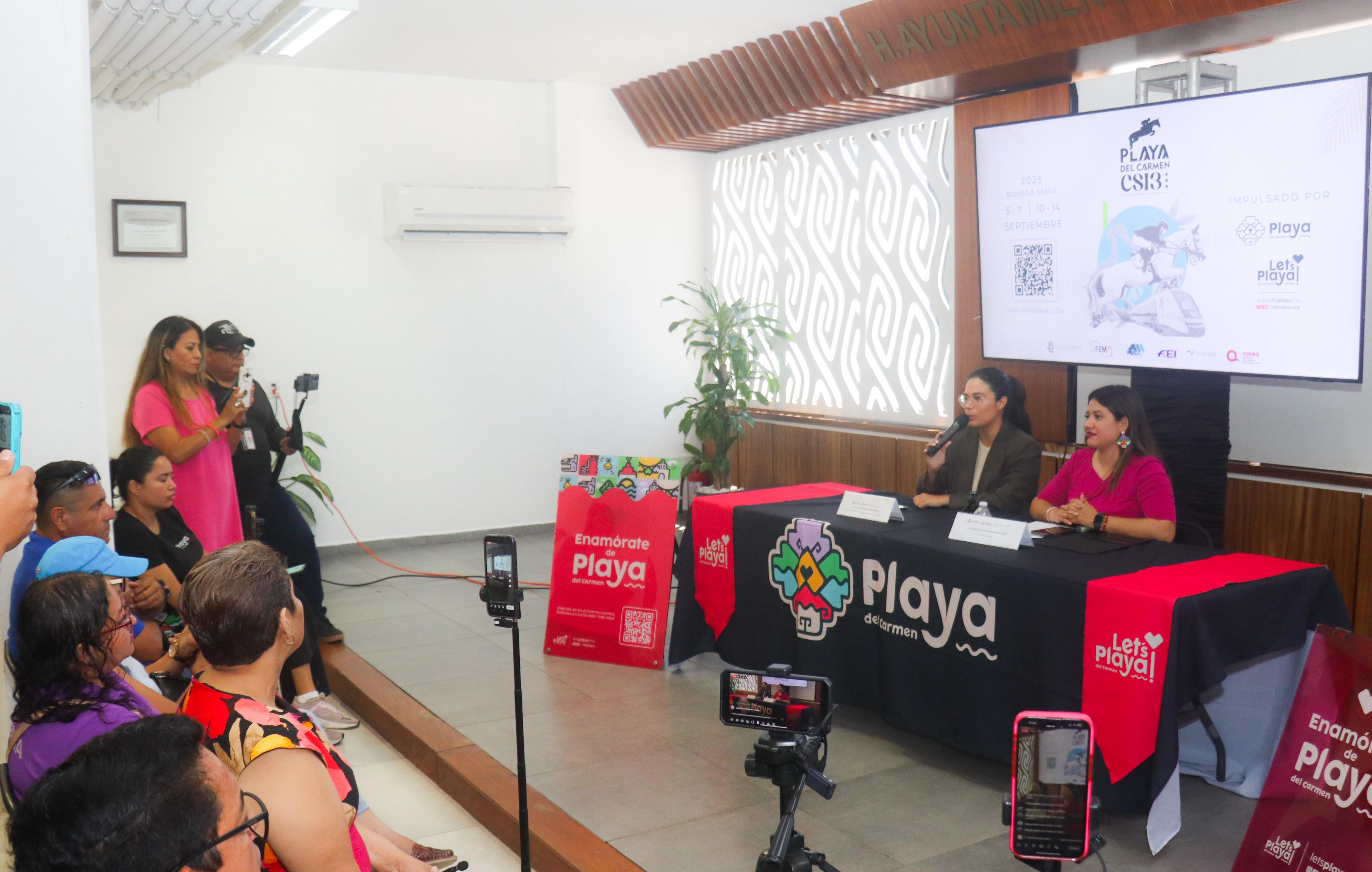 Anuncian en Playa del Carmen el Primer Campeonato Internacional de Salto Ecuestre