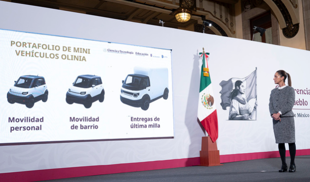El 7 de junio se presentará prototipo de 'Olinia', vehículo eléctrico mexicano: Sheinbaum