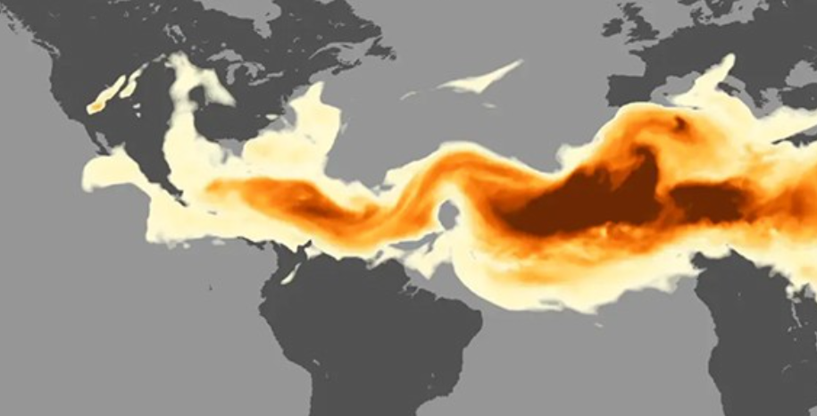 Polvo del Sahara teñirá de rojo los atardeceres de Yucatán este fin de semana