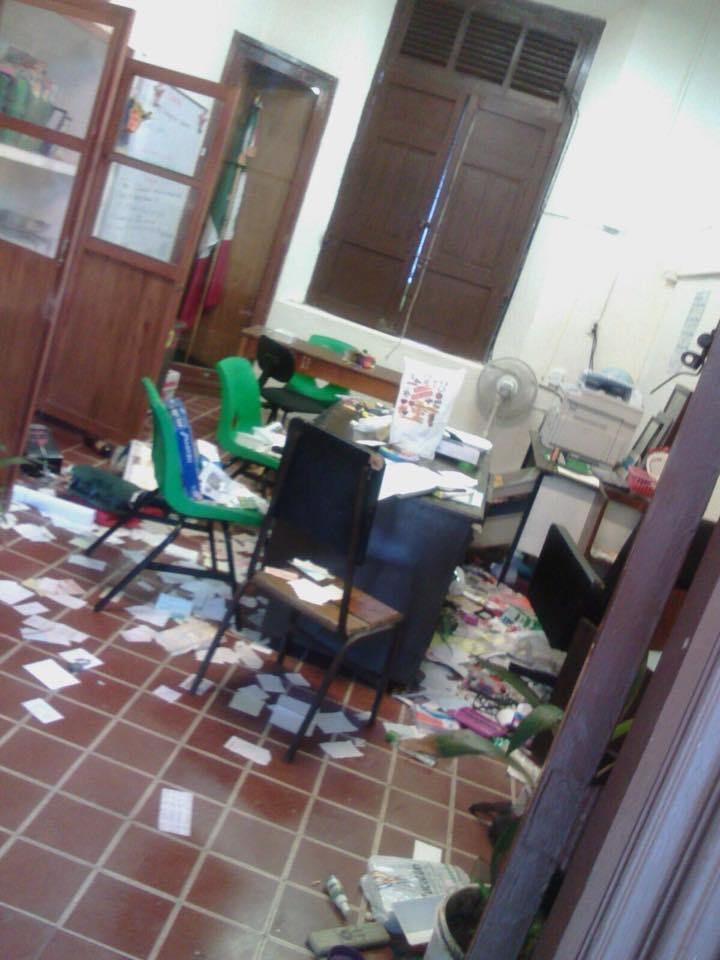 Roban en escuela María Antonia Ancona