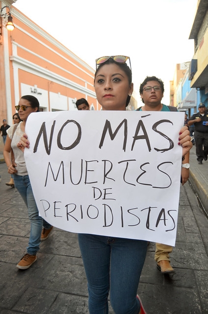 Periodistas yucatecos piden justicia por muerte de reportero en QRoo