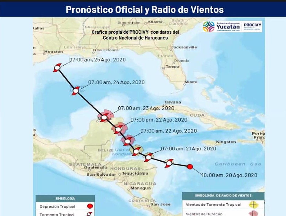 Ante amenaza de tormenta, el Comité de Protección Civil en Yucatán está listo