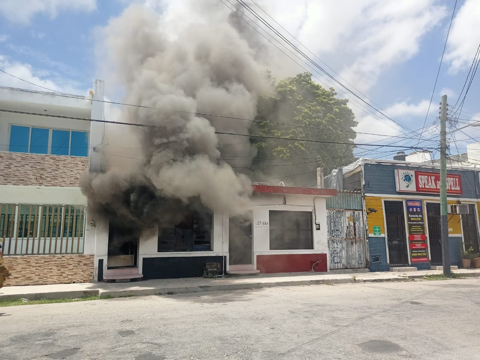 Se incendia vivienda en la colonia Centro de Progreso