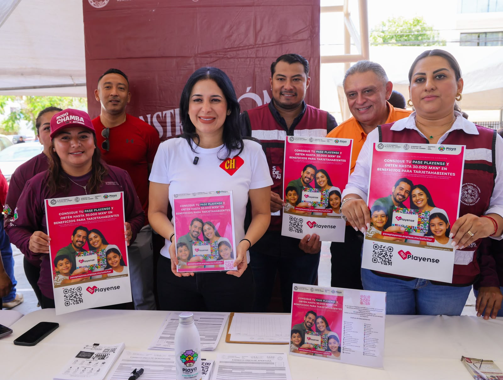 Chambamanía atiende a las y los playenses en la colonia Bellavista