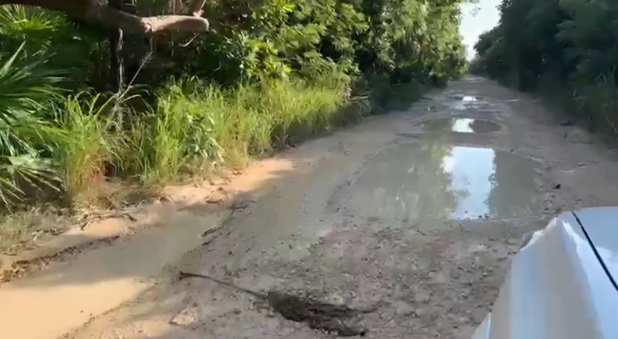 Camino de acceso a Punta Allen está en condiciones críticas de nueva cuenta