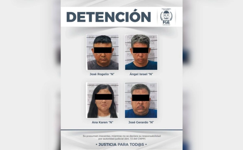 Detienen a cuatro policías de QRoo por presunta desaparición forzada de tres jóvenes