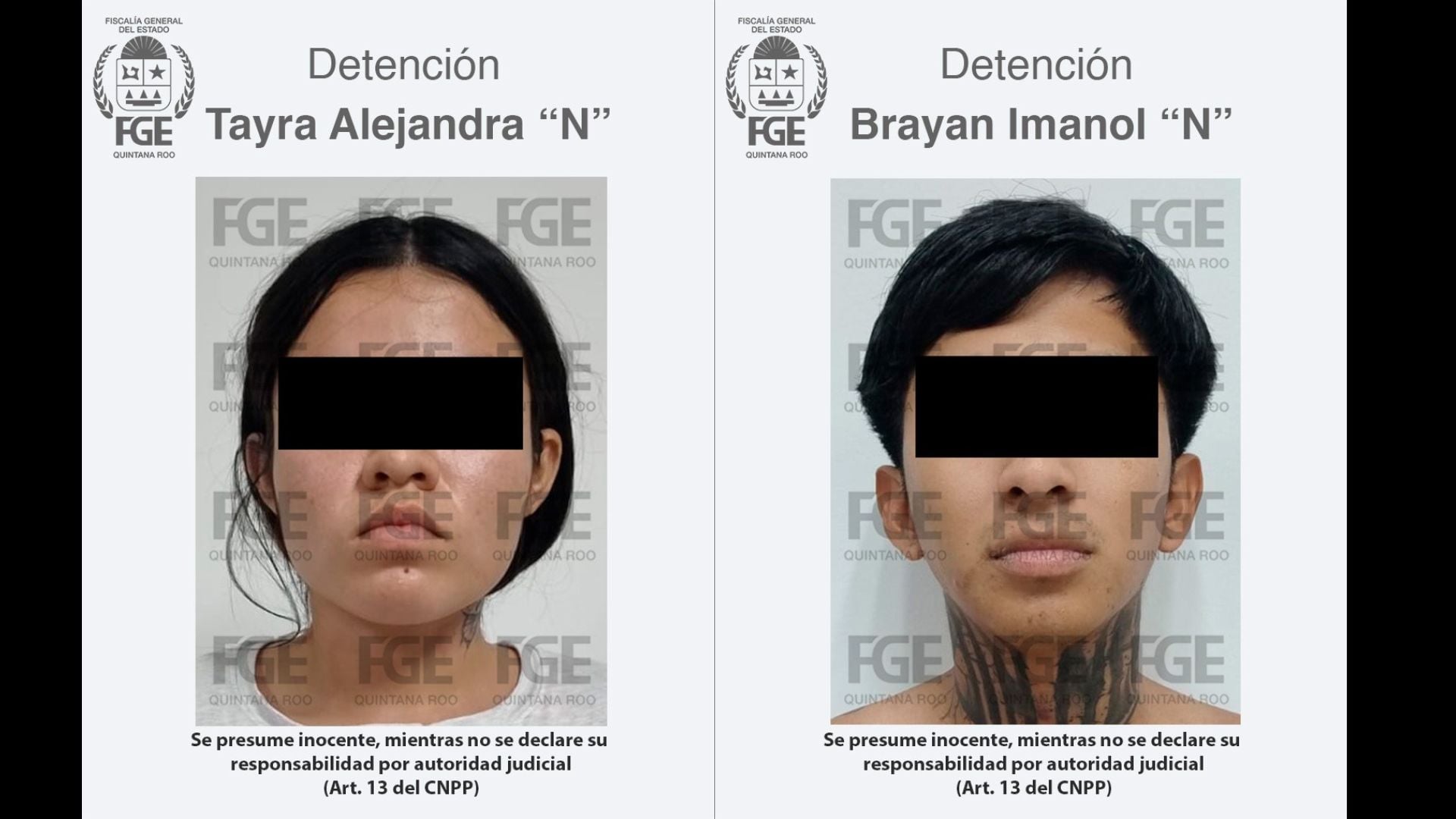 Capturan a dos personas por feminicidio ocurrido en Cancún