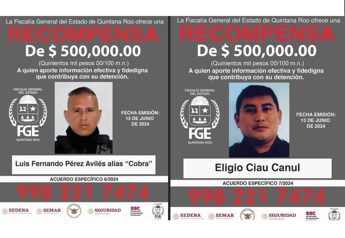 delincuentes detenidos en Cancún