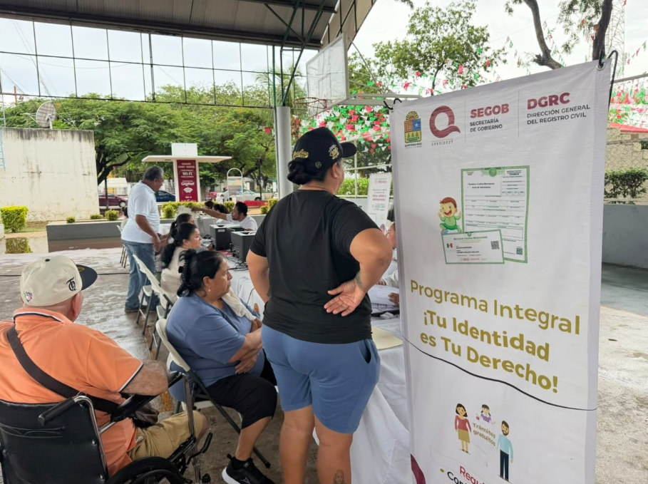 Habitantes de comunidades de la zona maya de QRoo regularizan con '¡Tu Identidad es tu Derecho!'