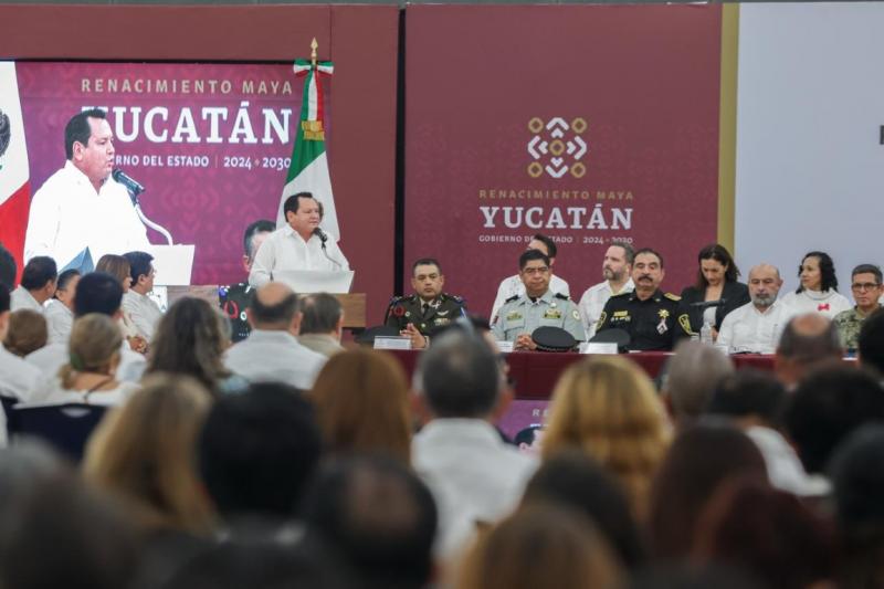 Yucatán: Gobernador Díaz Mena presenta avances y planes de su primer año de gestión ante la Copledey