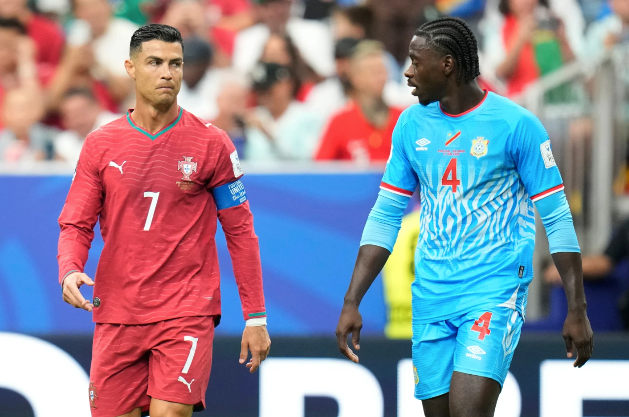 Cristiano Ronaldo y Portugal empatan 1-1 con Congo en el Mundial de Futbol
