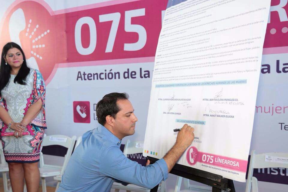 Línea Rosa atenderá casos de violencia contra mujeres