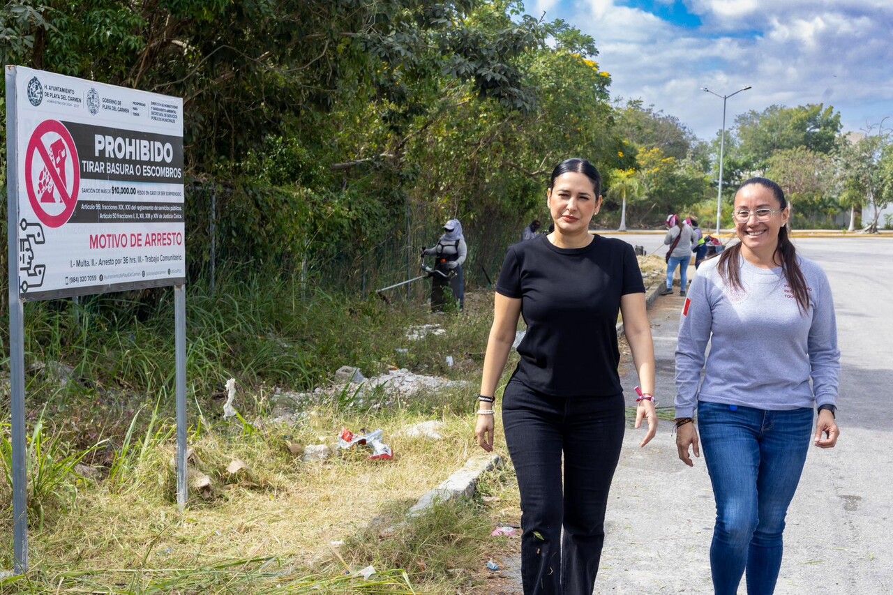Despliegan brigadas de servicios públicos y salud en colonias de Playa del Carmen