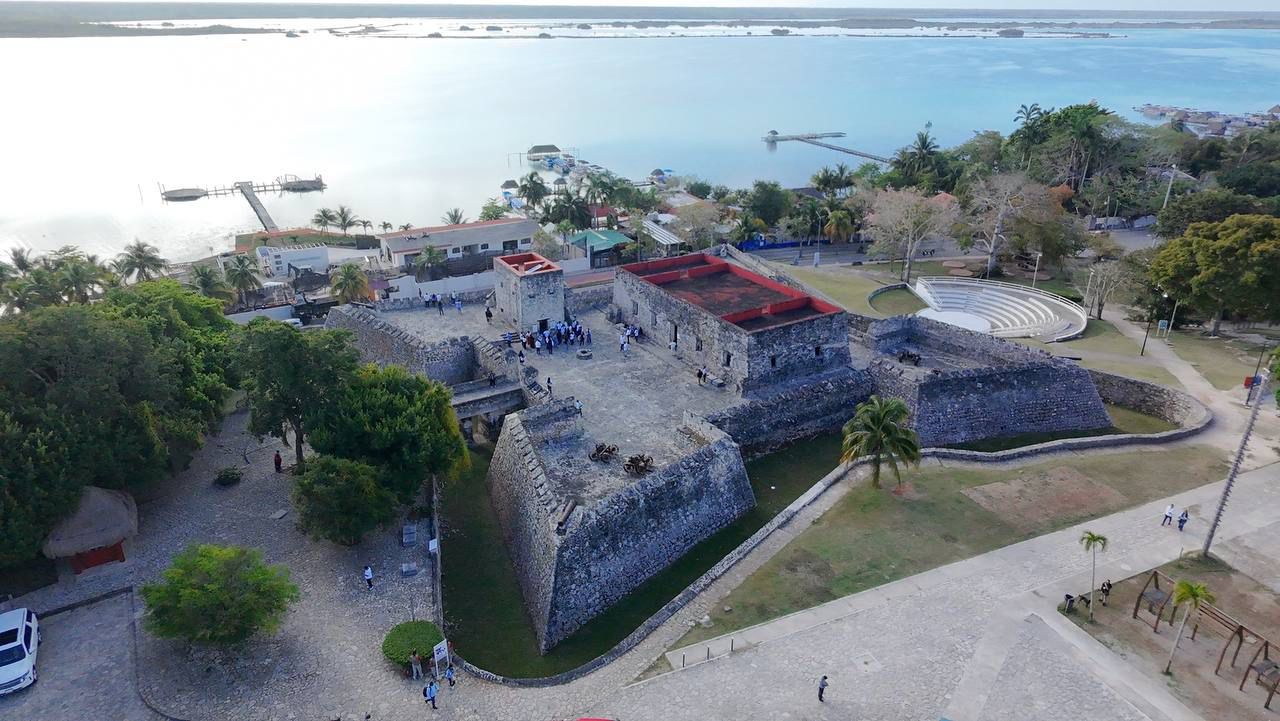 Fuerte de San Felipe, uno de los atractivos que hace de Bacalar un Pueblo Mágico