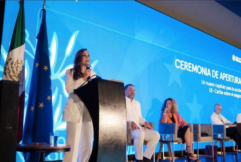 Desde Cancún, conforman estrategia internacional contra el sargazo