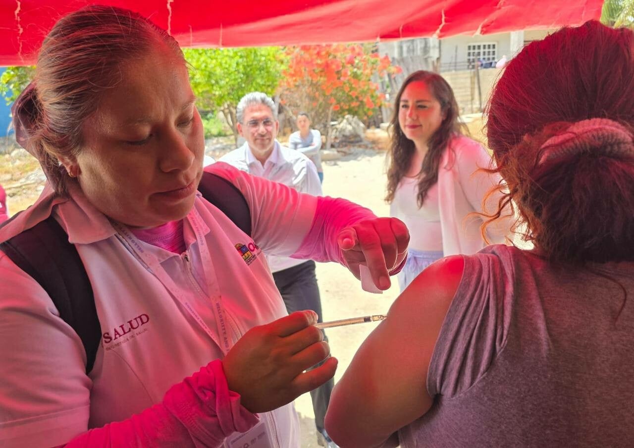 QRoo supera 83 por ciento de la meta de vacunación contra el sarampión en la entidad