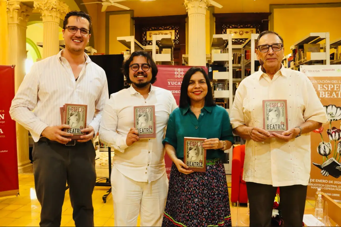 Presentan 'El Espejo de Beatriz Volumen 3', primer título editado por el Fondo Editorial Rita Cetina Gutiérrez