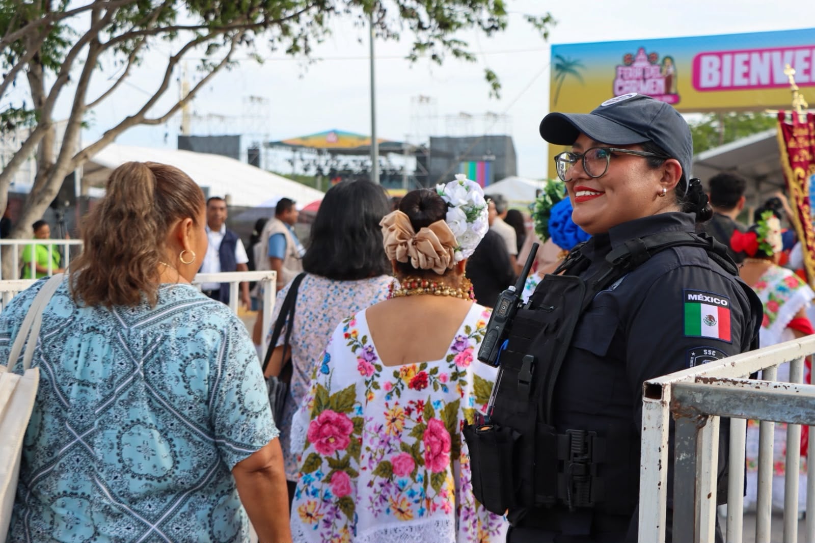 Implementan operativo para garantizar seguridad durante la Feria del Carmen 2026