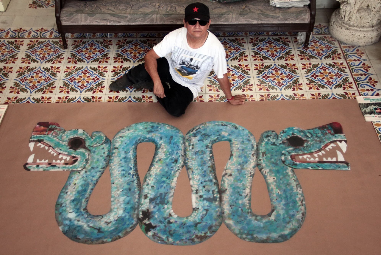 ‘Serpiente Bicéfala’ del pintor José Luis Loría se exhibirá en festival de Viena