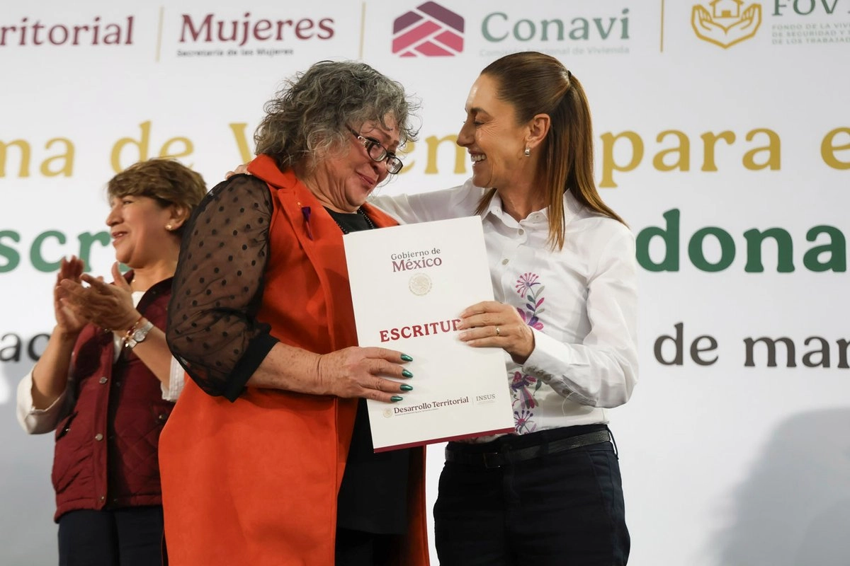 Sheinbaum: necesario, reafirmar derecho de las mujeres a vivienda y patrimonio propios