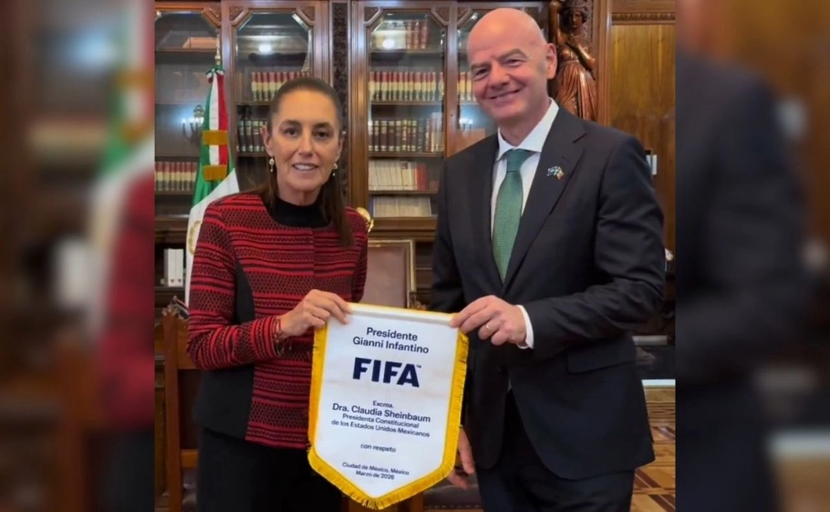 Sheinbaum e Infantino afinan detalles de cara a la inauguración del Mundial 2026