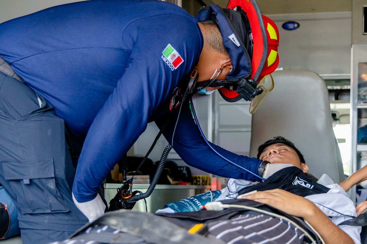 Realizan simulacro de evacuación por fuga de gas en la UT Tulum