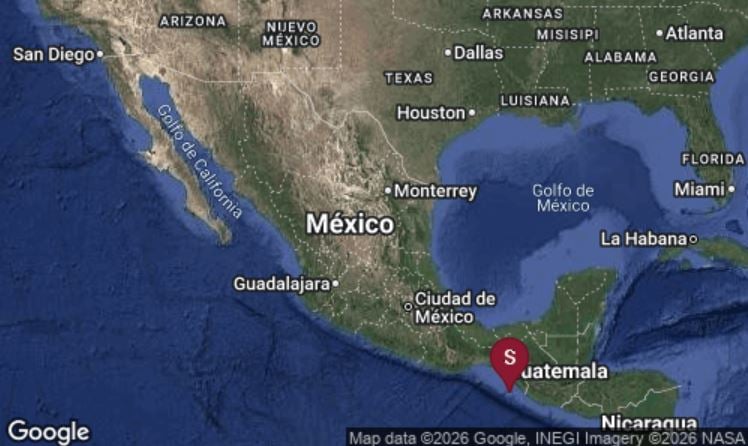 Fuerte sismo de magnitud 7.4 sacude las costas de Chiapas