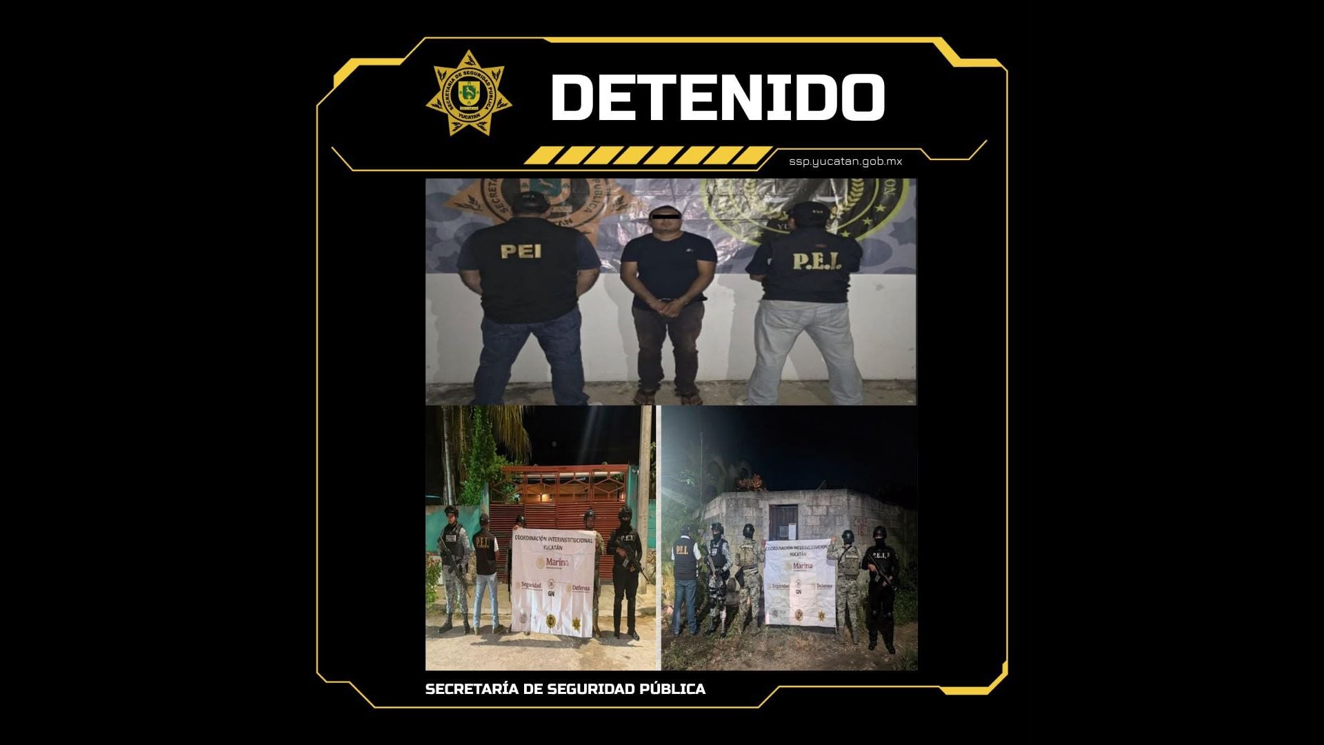 Mérida: Capturan a presunto defraudador telefónico tras cateos a predios en Chalmuch