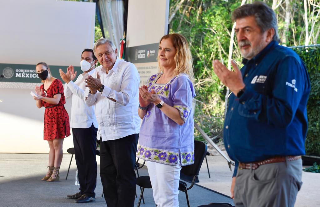 AMLO concluye gira por Yucatán: supervisa avances del Tramo 4 del Tren Maya