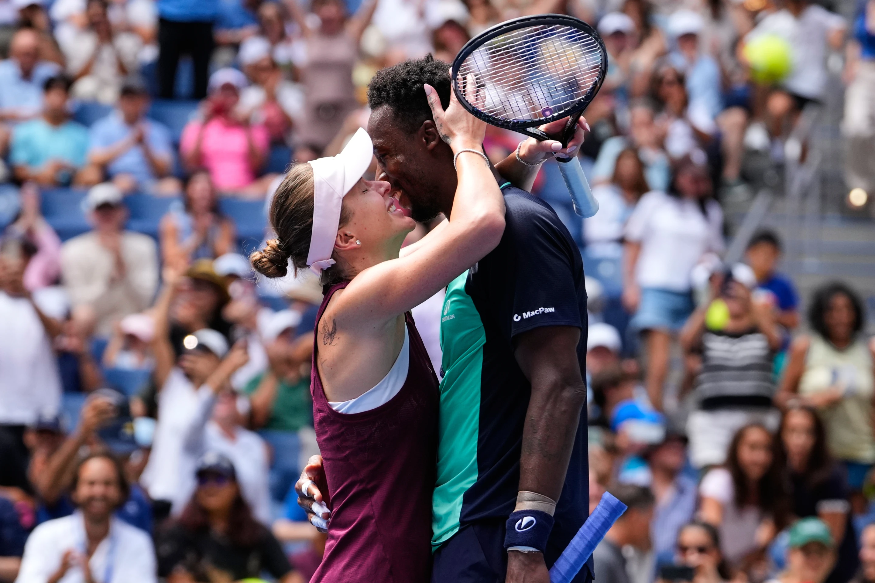 Los esposos Elina Svitolina y Gael Monfils van por el pase a la final de dobles mixtos del US Open