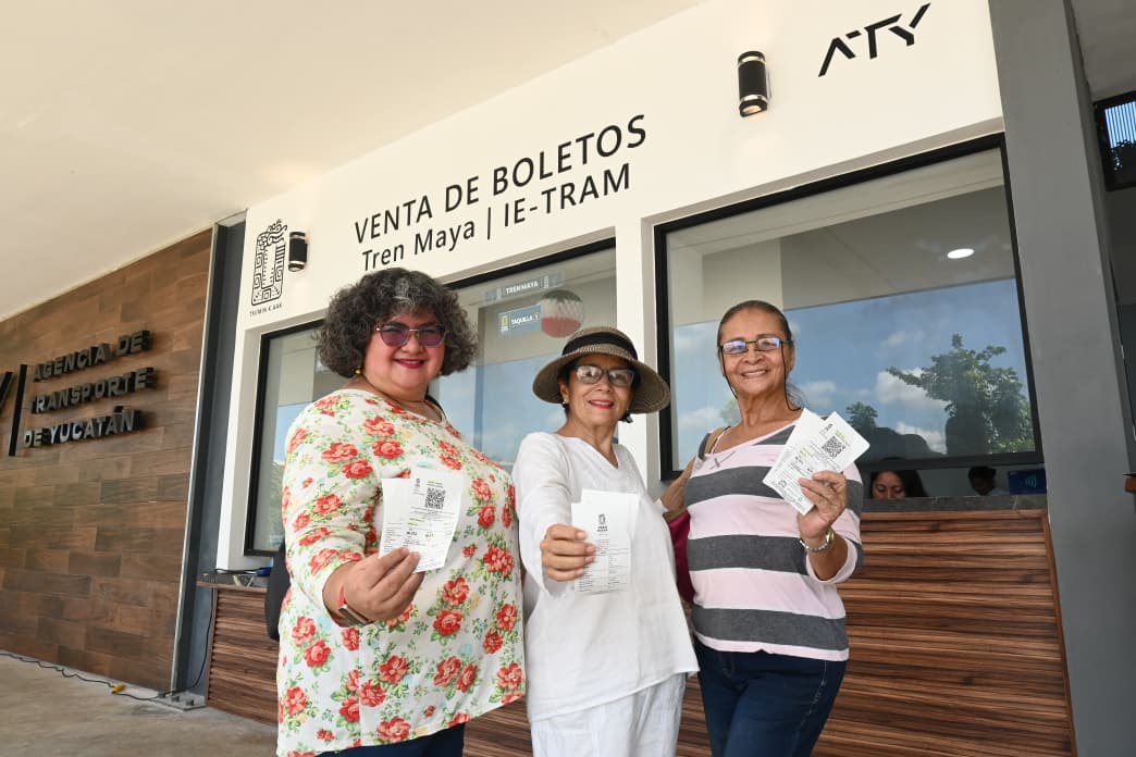 Tren Maya abre taquilla en el Parque de La Plancha de Mérida