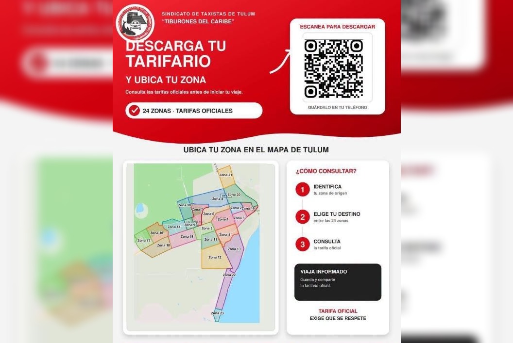 Tarifario de taxis en Tulum: ¿oficial o impuesto por el sindicato?
