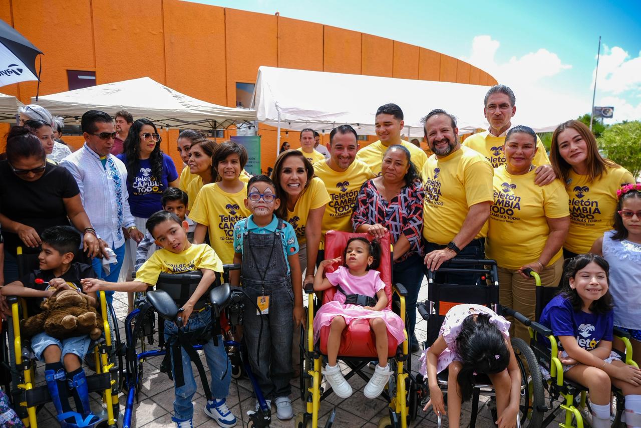 Mara Lezama reafirma su compromiso con el CRIT Quintana Roo y el Teletón 2025