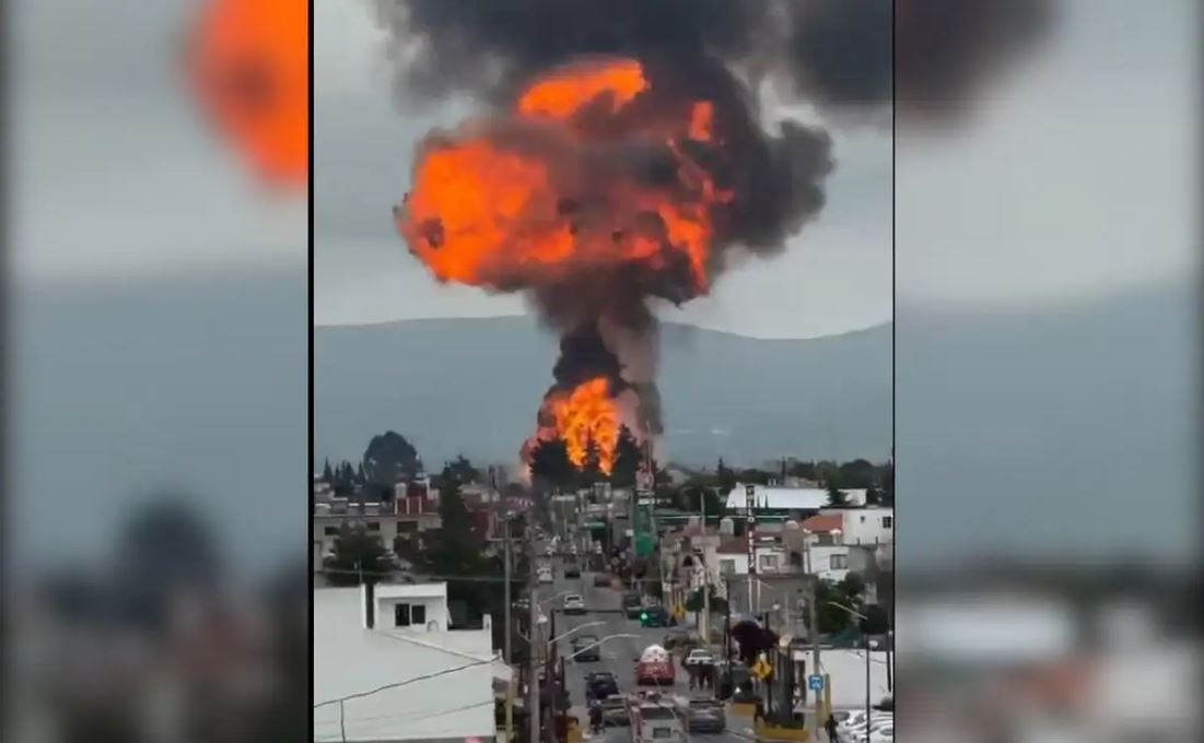 Explosión de tres pipas en Tepeaca, Puebla, obliga a evacuar escuela con más de mil 700 alumnos: Fotos